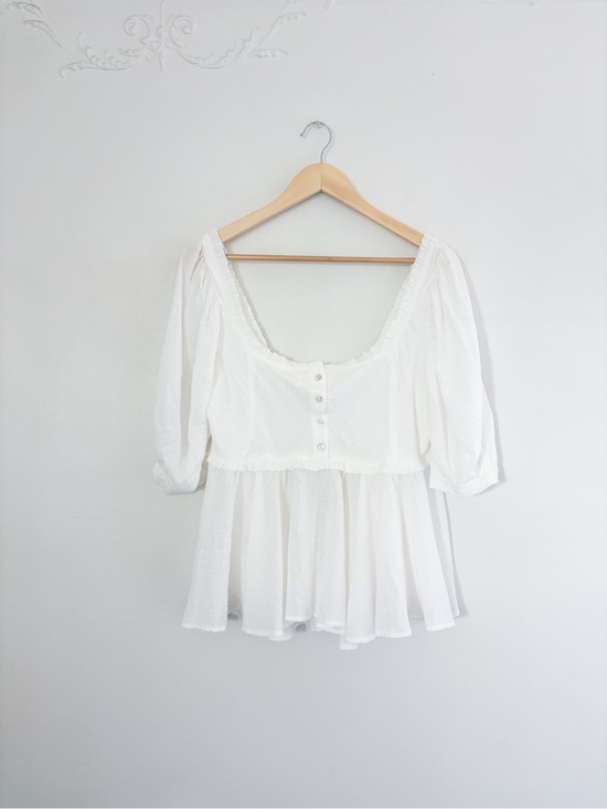 bohme Tops - NWT Bohme Puff Sleeve Blouse